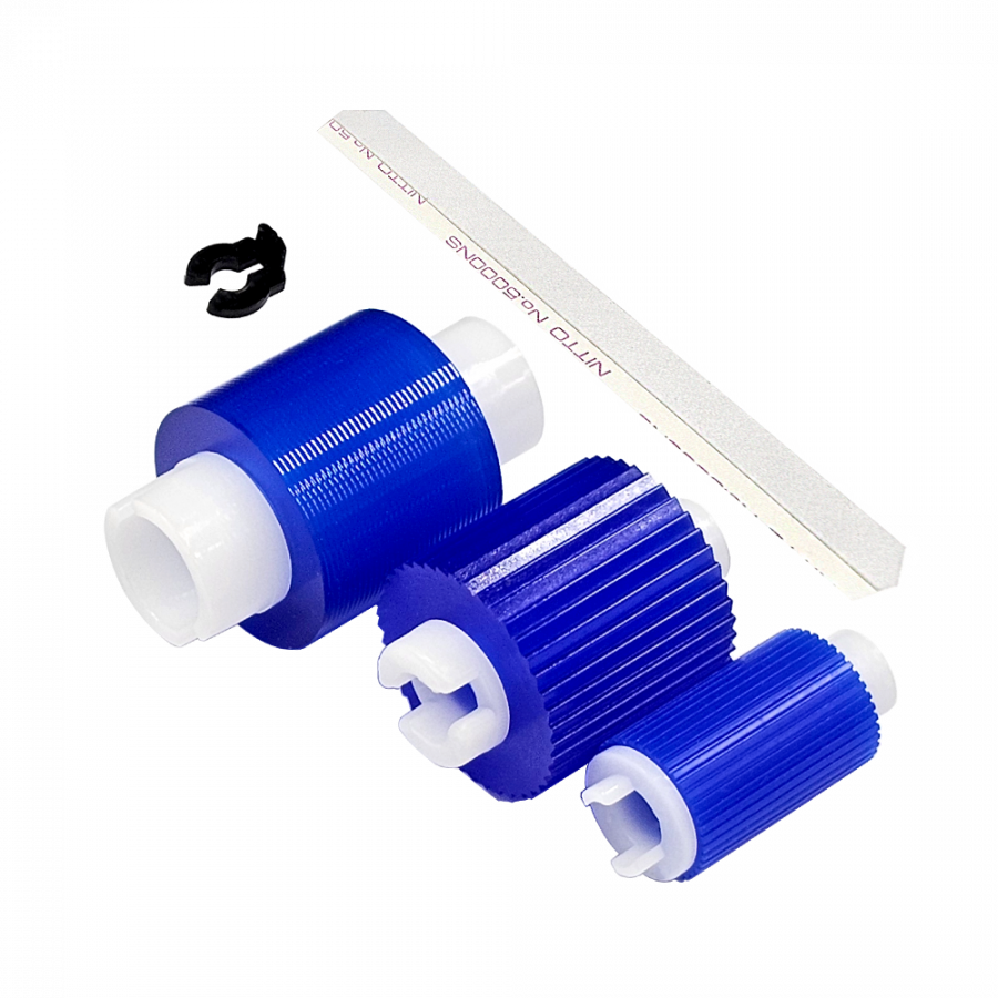 Cassette feed roller set