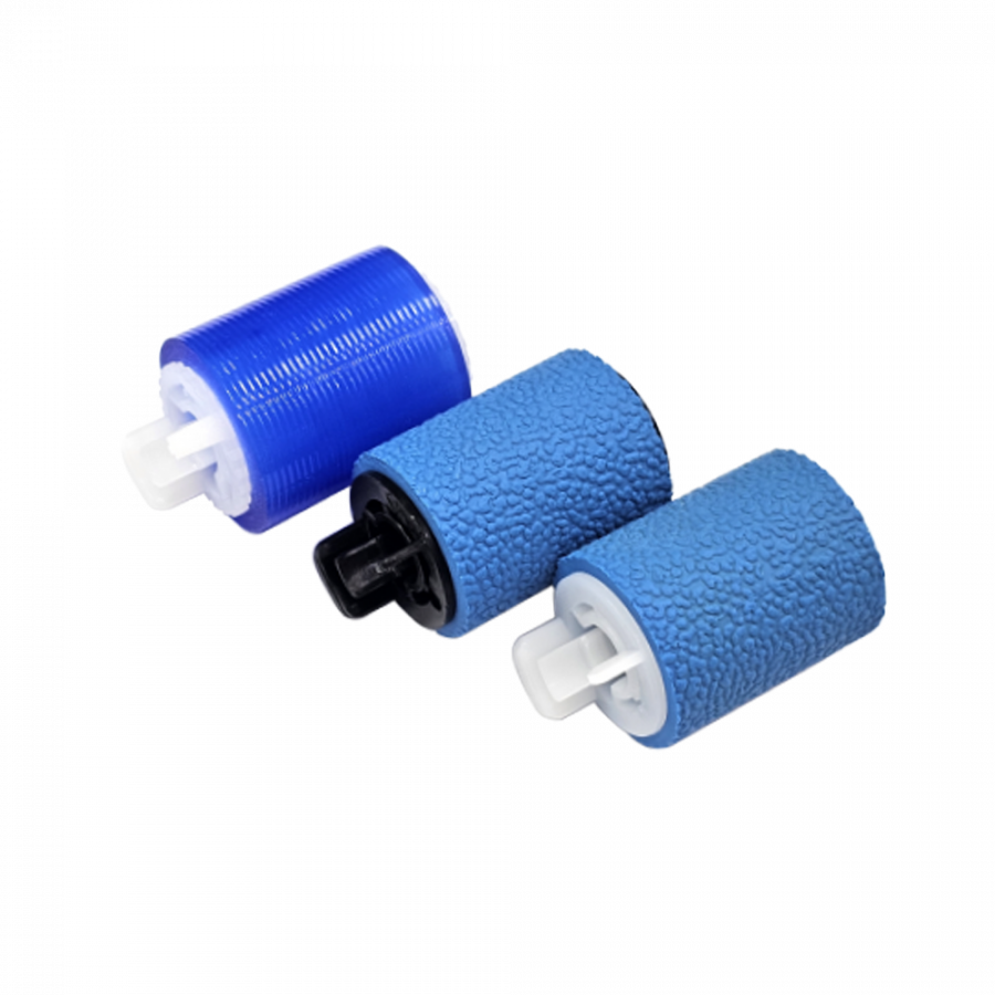 Cassette feed roller set (embossing roller)