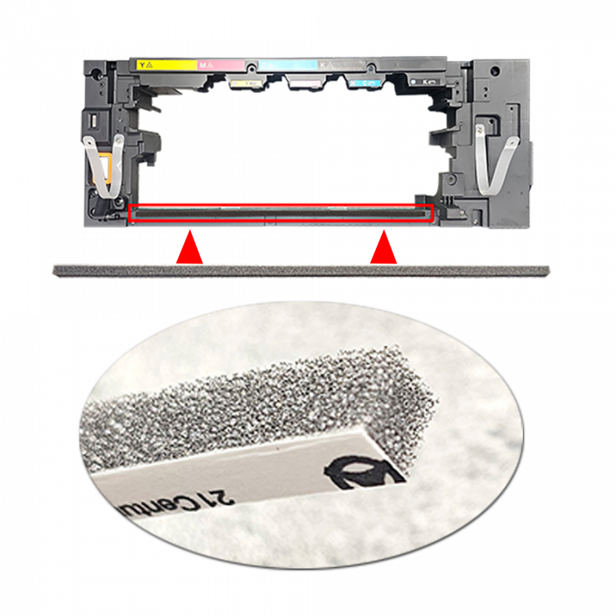 Toner front cover sponge